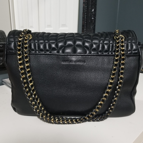 Aimee Kestenberg Black Leather Quilted Purse - Picture 3 of 8
